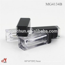 Short square lip gloss tube with mirror